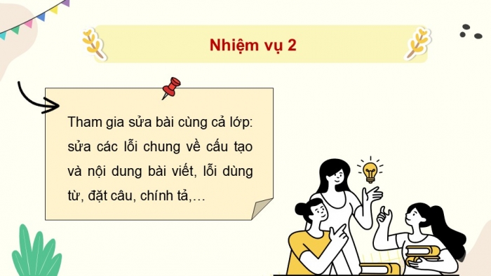 Giáo án điện tử Tiếng Việt 5 cánh diều Bài 18: Trả bài viết báo cáo công việc