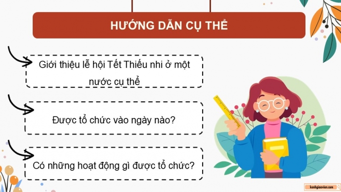 Giáo án điện tử Tiếng Việt 5 cánh diều Bài 18: Trao đổi Ngày hội Thiếu nhi