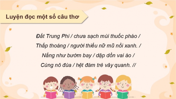 Giáo án điện tử Tiếng Việt 5 cánh diều Bài 18: Cô gái mũ nồi xanh