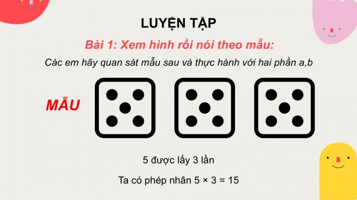 Giáo án PPT Toán 2 cánh diều bài Làm quen với phép nhân. Dấu nhân