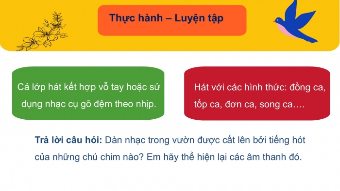 Giáo án PPT Âm nhạc 2 kết nối Tiết 1: Học bài hát Dàn nhạc trong vườn