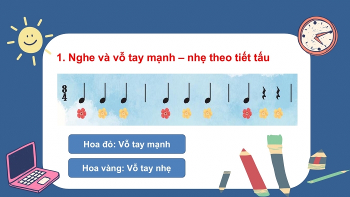 Giáo án PPT Âm nhạc 2 kết nối Tiết 4: Ôn tập Hát và đọc nhạc, Vận dụng – Sáng tạo