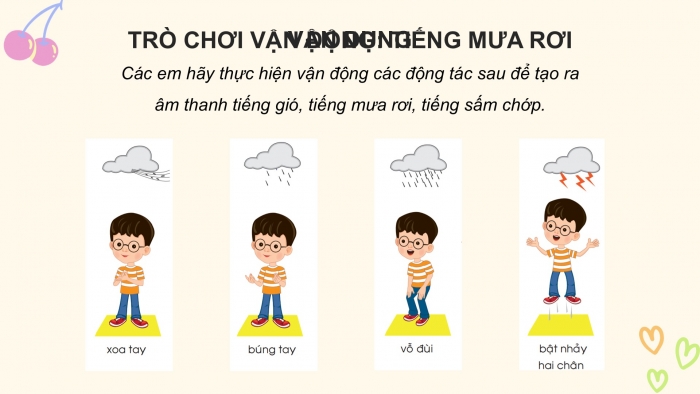 Giáo án PPT Âm nhạc 2 chân trời Tiết 1: Cảm nhận đường nét chuyển động của âm thanh, Vận dụng mô tả đường nét chuyển động của âm thanh