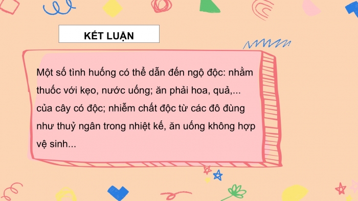 Giáo án PPT Tự nhiên và Xã hội 2 chân trời Bài 3: Phòng tránh ngộ độc khi ở nhà