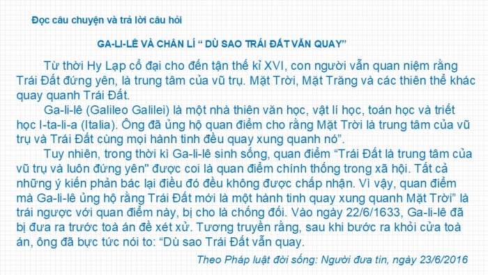 Giáo án PPT Công dân 6 cánh diều Bài 4: Tôn trọng sự thật