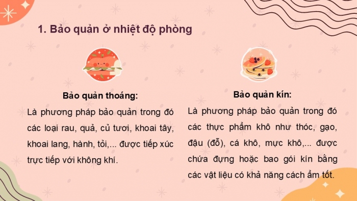 Giáo án PPT Công nghệ 6 cánh diều Bài 6: Bảo quản thực phẩm