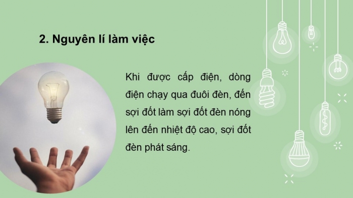 Giáo án PPT Công nghệ 6 cánh diều Bài 12: Đèn điện