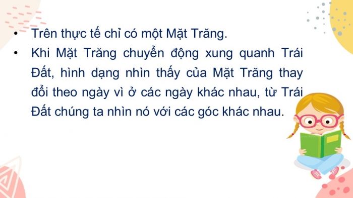 Giáo án PPT KHTN 6 cánh diều Bài 34: Các hình dạng nhìn thấy của Mặt Trăng