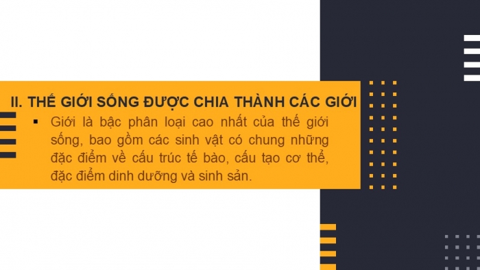 Giáo án PPT KHTN 6 cánh diều Bài 14: Phân loại thế giới sống