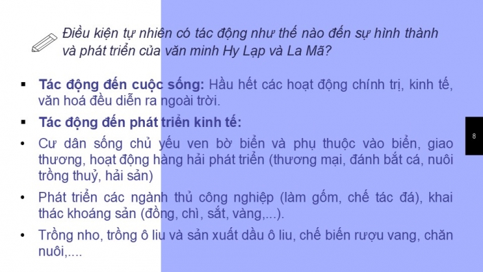 Giáo án PPT Lịch sử 6 cánh diều Bài 9: Hy Lạp và La Mã cổ đại