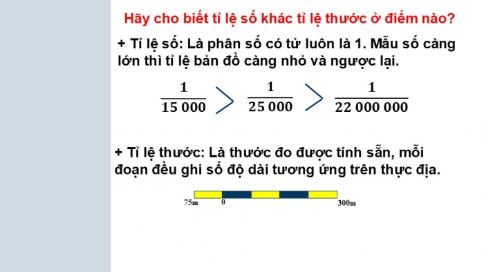 Giáo án PPT Địa lí 6 kết nối Bài 3: Tỉ lệ bản đồ. Tính khoảng cách thực tế dựa vào tỉ lệ bản đồ