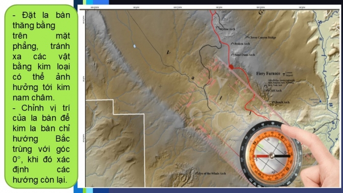 Giáo án PPT Địa lí 6 kết nối Bài 9: Xác định phương hướng ngoài thực tế