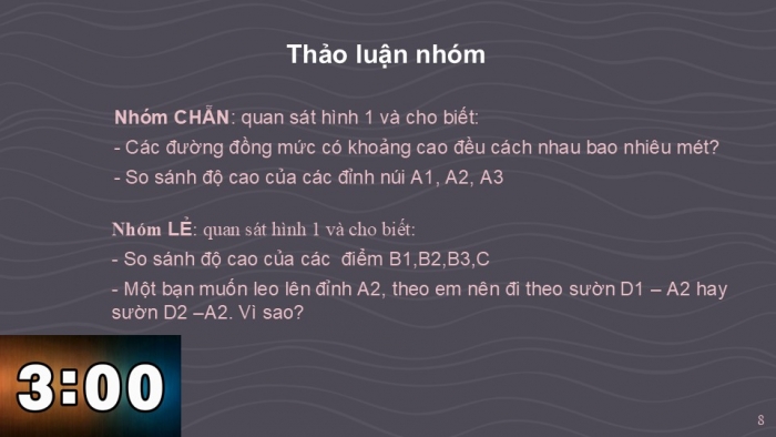 Giáo án PPT Địa lí 6 kết nối Bài 14 Thực hành: Đọc lược đồ địa hình tỉ lệ lớn và lát cắt địa hình đơn giản