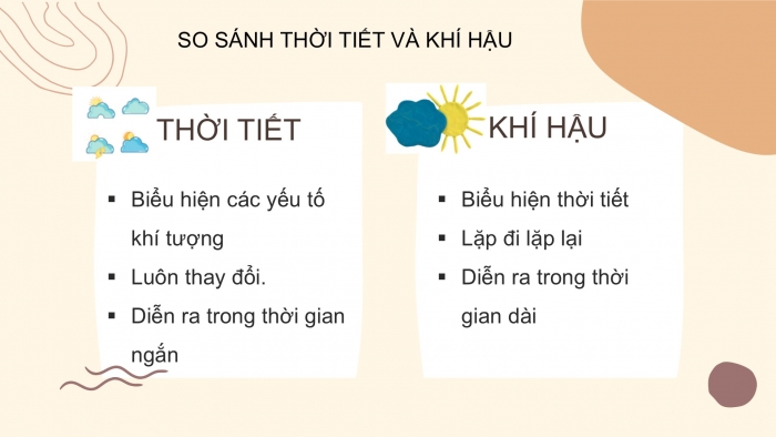 Giáo án PPT Địa lí 6 kết nối Bài 17: Thời tiết và khí hậu. Biến đổi khí hậu