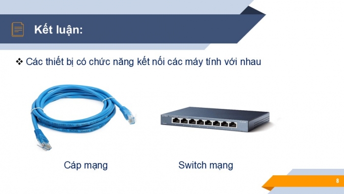 Giáo án PPT Tin học 6 cánh diều Bài 2: Các thành phần của mạng máy tính