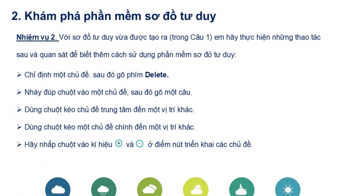 Giáo án PPT Tin học 6 cánh diều Bài 7: Thực hành khám phá phần mềm sơ đồ tư duy