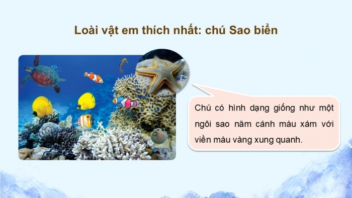 Giáo án điện tử Mĩ thuật 5 cánh diều Bài 9: Sinh vật biển