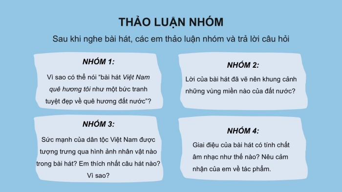 Giáo án PPT Âm nhạc 6 cánh diều Tiết 2: Ôn tập bài hát Lí cây đa, kết hợp gõ đệm bằng nhạc cụ gõ và động tác cơ thể, Nghe bài hát Việt Nam quê hương tôi, Nhạc sĩ Đỗ Nhuận