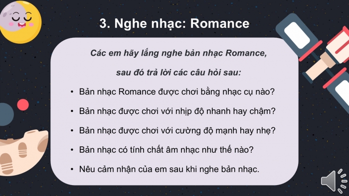 Giáo án PPT Âm nhạc 6 cánh diều Tiết 3: Bài đọc nhạc số 6, Cung và nửa cung, Nghe tác phẩm Romance, Đàn guitar và đàn accordion