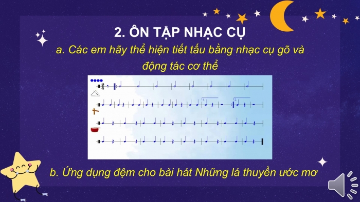 Giáo án PPT Âm nhạc 6 cánh diều Tiết 4: Ôn tập Bài đọc nhạc số 6, Ôn tập bài tập tiết tấu, Ôn tập bài hát Những lá thuyền ước mơ