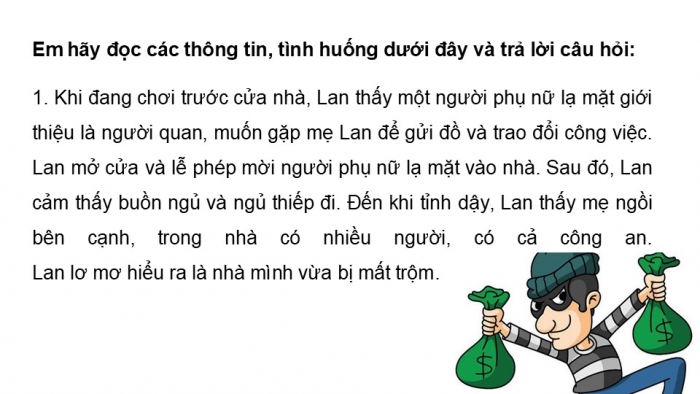 Giáo án PPT Công dân 6 kết nối Bài 7: Ứng phó với tình huống nguy hiểm