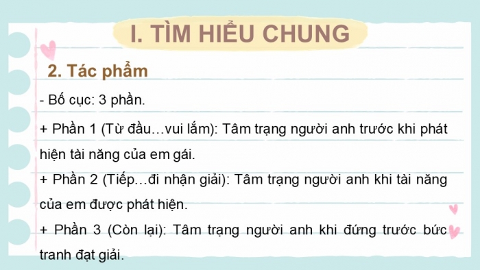 Giáo án PPT Ngữ văn 6 cánh diều Bài 9: Bức tranh của em gái tôi