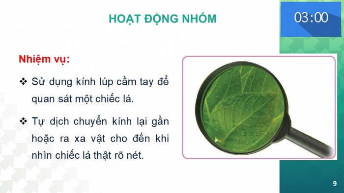 Giáo án PPT KHTN 6 kết nối Bài 3: Sử dụng kính lúp