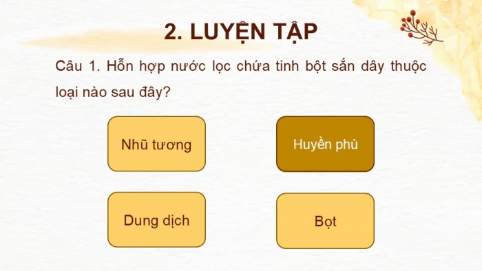 Giáo án PPT KHTN 6 chân trời Ôn tập Chủ đề 5