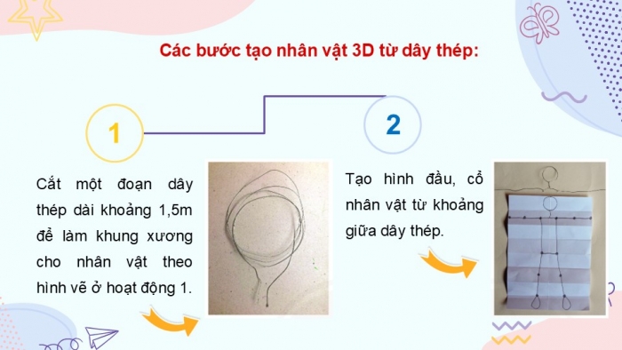 Giáo án PPT Mĩ thuật 6 chân trời Bài 1: Nhân vật 3D từ dây thép