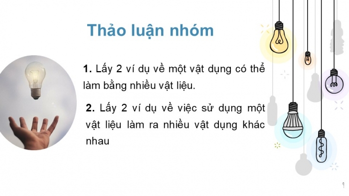 Giáo án PPT KHTN 6 kết nối Bài 12: Một số vật liệu