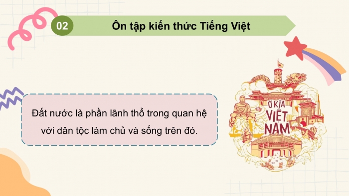 Giáo án PPT dạy thêm Tiếng Việt 5 chân trời bài 8: Bài đọc Tranh làng Hồ. Mở rộng vốn từ Đất nước. Viết đoạn văn thể hiện tình cảm, cảm xúc trước một sự việc