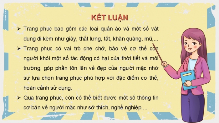 Giáo án PPT Công nghệ 6 kết nối Bài 7: Trang phục trong đời sống