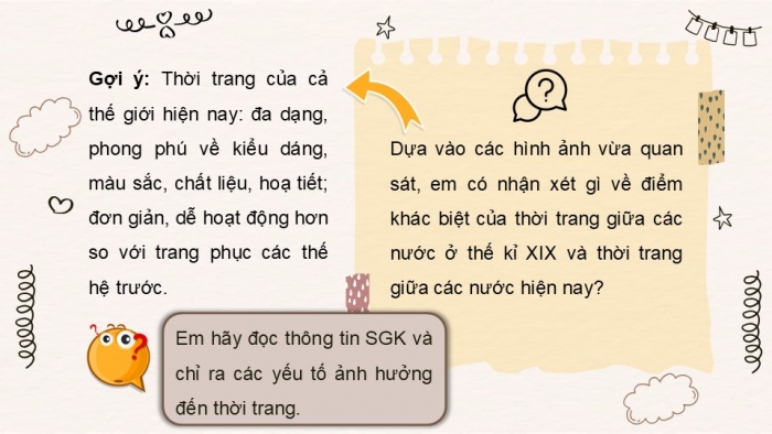 Giáo án PPT Công nghệ 6 kết nối Bài 9: Thời trang