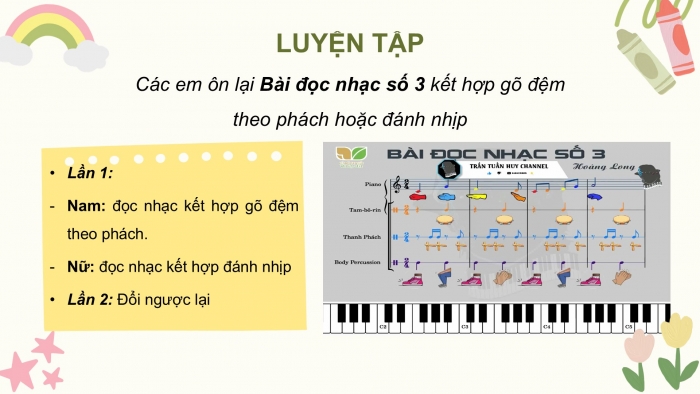 Giáo án PPT Âm nhạc 6 kết nối Tiết 21: Tìm hiểu sáo trúc, khèn; Ôn tập Bài đọc nhạc số 3