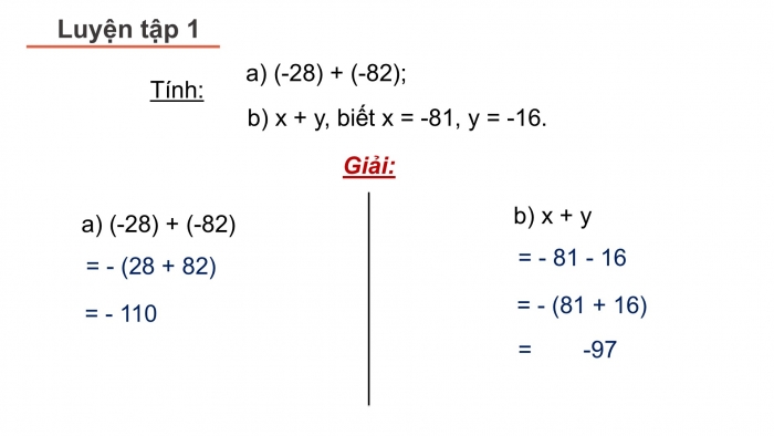 Giáo án PPT Toán 6 cánh diều Bài 3: Phép cộng các số nguyên