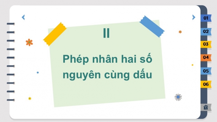 Giáo án PPT Toán 6 cánh diều Bài 5: Phép nhân các số nguyên