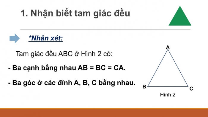 Giáo án PPT Toán 6 cánh diều Bài 1: Tam giác đều. Hình vuông. Lục giác đều