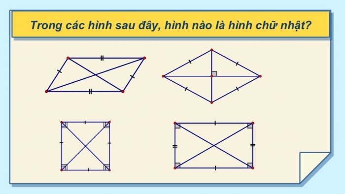 Giáo án PPT Toán 6 cánh diều Bài 2: Hình chữ nhật. Hình thoi