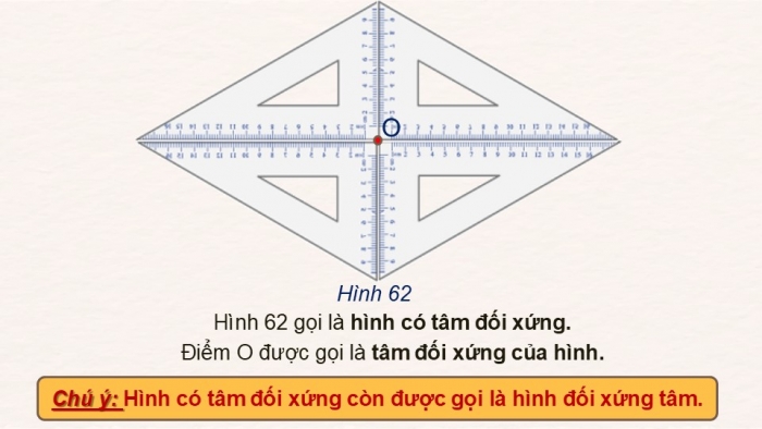 Giáo án PPT Toán 6 cánh diều Bài 6: Hình có tâm đối xứng