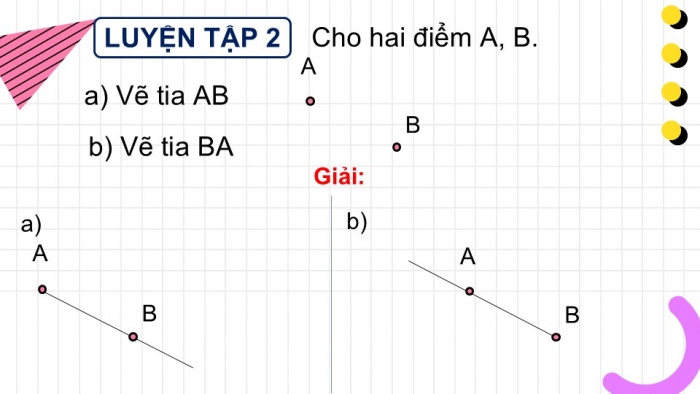 Giáo án PPT Toán 6 cánh diều Bài 4: Tia