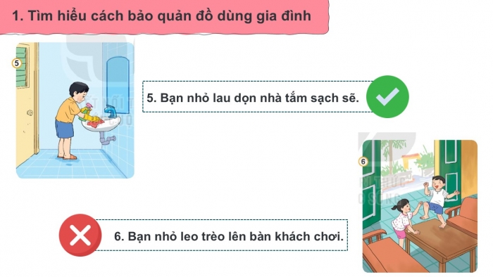 Giáo án PPT Đạo đức 2 kết nối Bài 8: Bảo quản đồ dùng gia đình