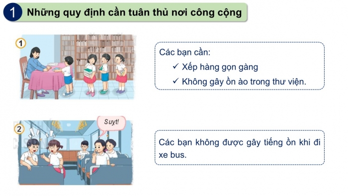 Giáo án PPT Đạo đức 2 kết nối Bài 15: Em tuân thủ quy định nơi công cộng