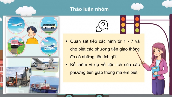 Giáo án PPT Tự nhiên và Xã hội 2 kết nối Bài 13: Hoạt động giao thông