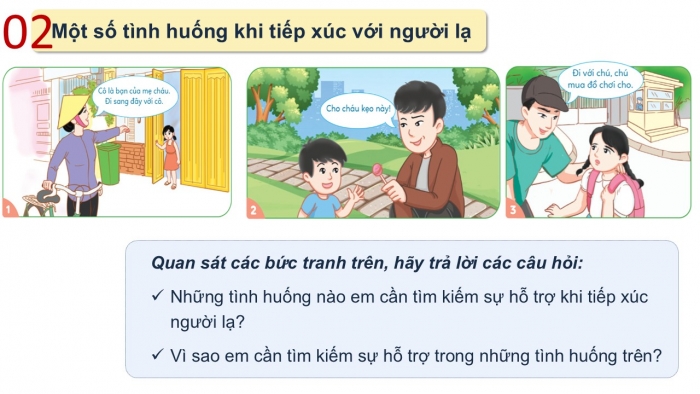 Giáo án PPT Đạo đức 2 cánh diều Bài 7: Tiếp xúc với người lạ