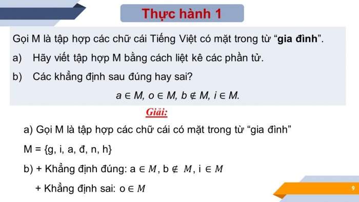 Giáo án PPT Toán 6 chân trời Bài 1: Tập hợp. Phần tử của tập hợp