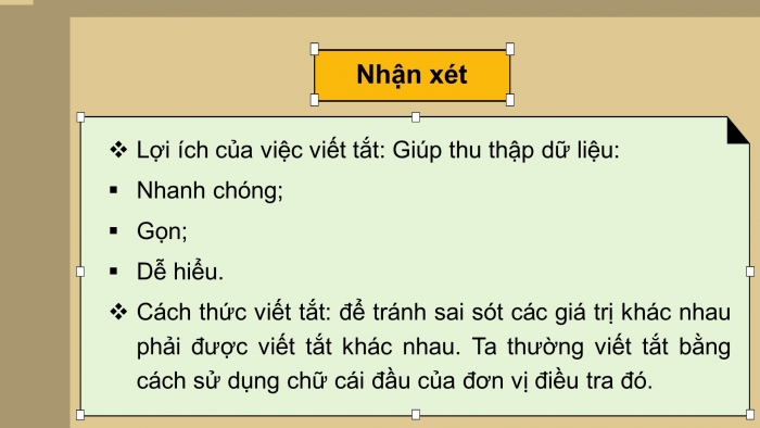 Giáo án PPT Toán 6 chân trời Bài 2: Biểu diễn dữ liệu trên bảng