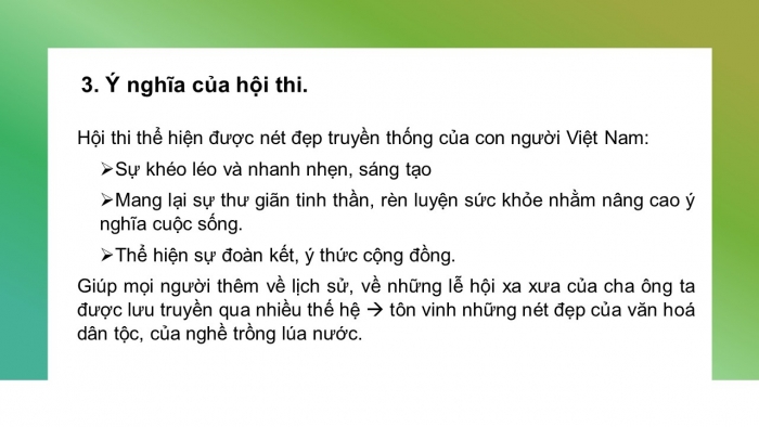 Giáo án PPT Ngữ văn 6 chân trời Bài 1: Hội thổi cơm thi ở Đồng Vân