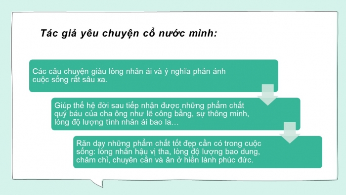 Giáo án PPT Ngữ văn 6 chân trời Bài 2: Chuyện cổ nước mình