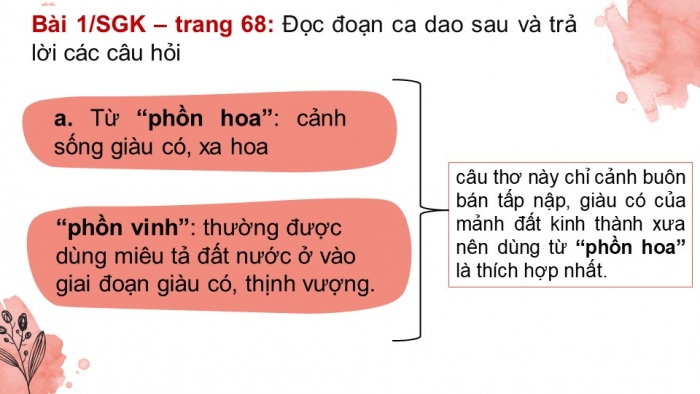 Giáo án PPT Ngữ văn 6 chân trời Bài 3: Thực hành tiếng Việt