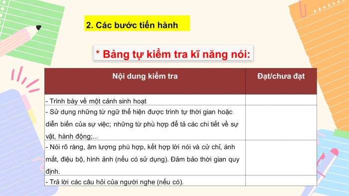 Giáo án PPT Ngữ văn 6 chân trời Bài 5: Trình bày về một cảnh sinh hoạt